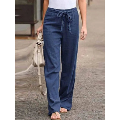 Women's Drawstring Wide Leg Pants | Belluvyn