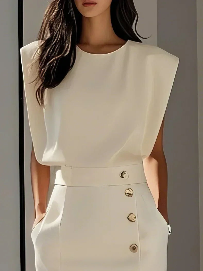Women's Effortless Charm Midi Dress | Belluvyn
