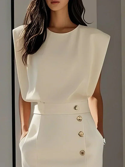 Women's Effortless Charm Midi Dress | Belluvyn