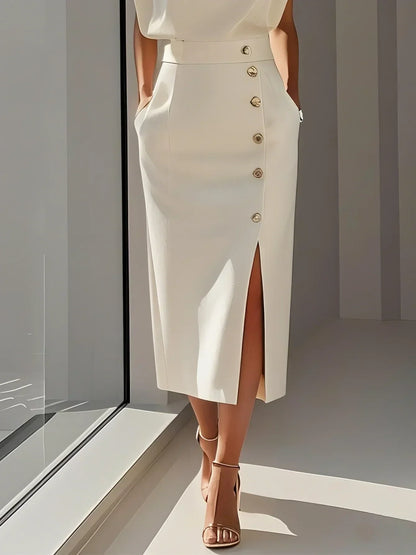 Women's Effortless Charm Midi Dress | Belluvyn