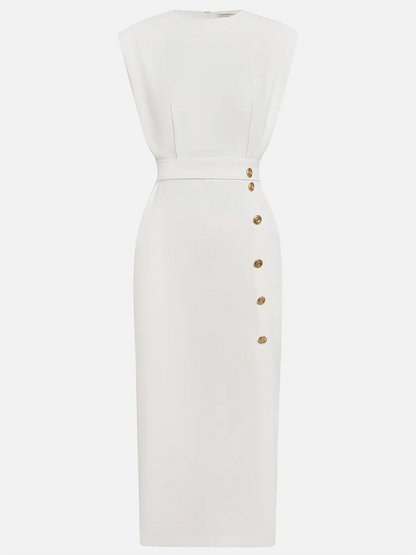 Women's Effortless Charm Midi Dress | Belluvyn