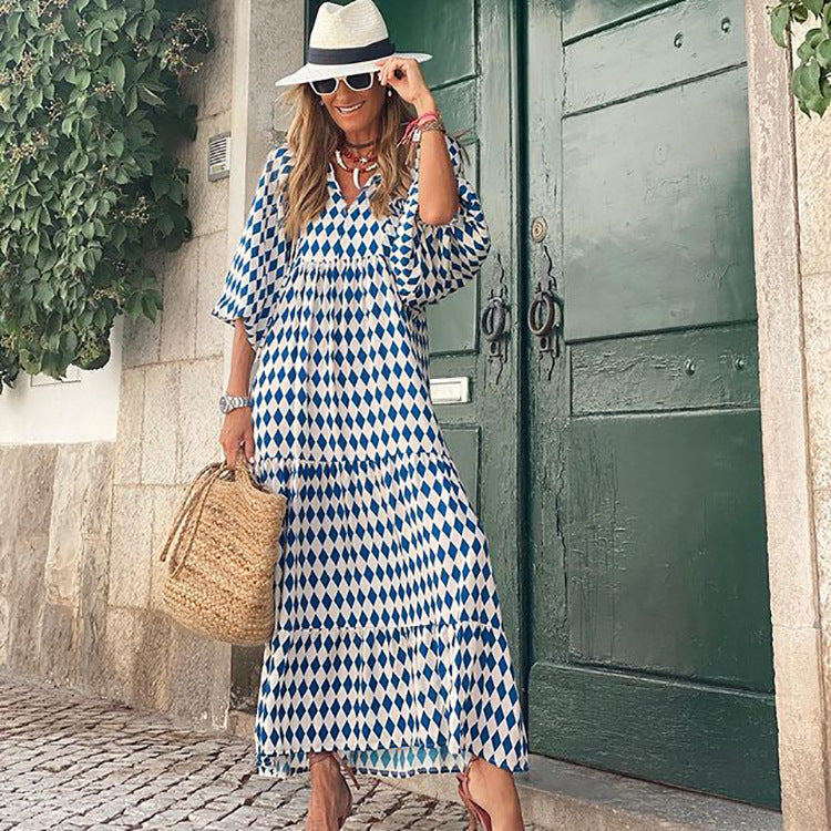 Women's Effortless Floral Spring Midi Dress | Belluvyn