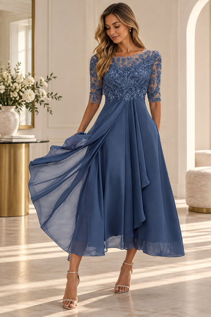 Women's Elegant Lace Dress | Belluvyn