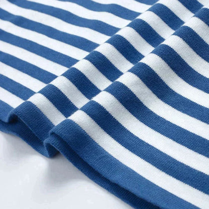 Women's Elegant Striped Summer T-Shirt | Belluvyn