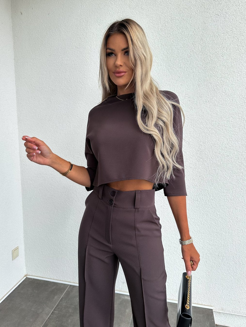 Women's Elegant Two-Piece Lounge Set | Belluvyn