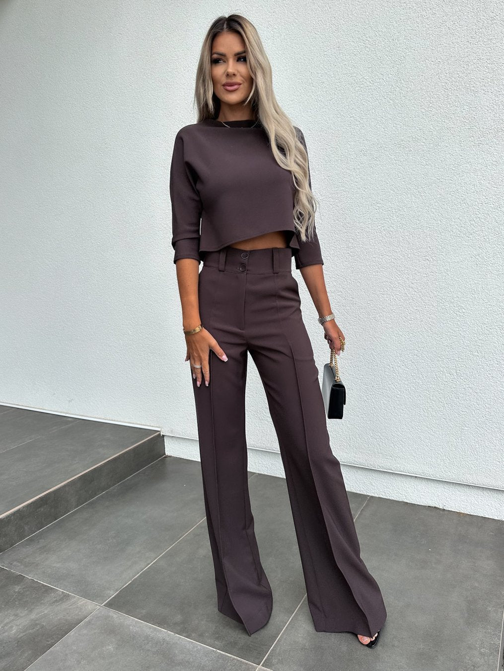 Women's Elegant Two-Piece Lounge Set | Belluvyn