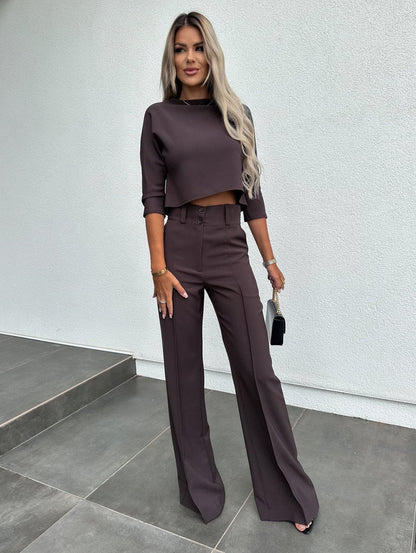 Women's Elegant Two-Piece Lounge Set | Belluvyn