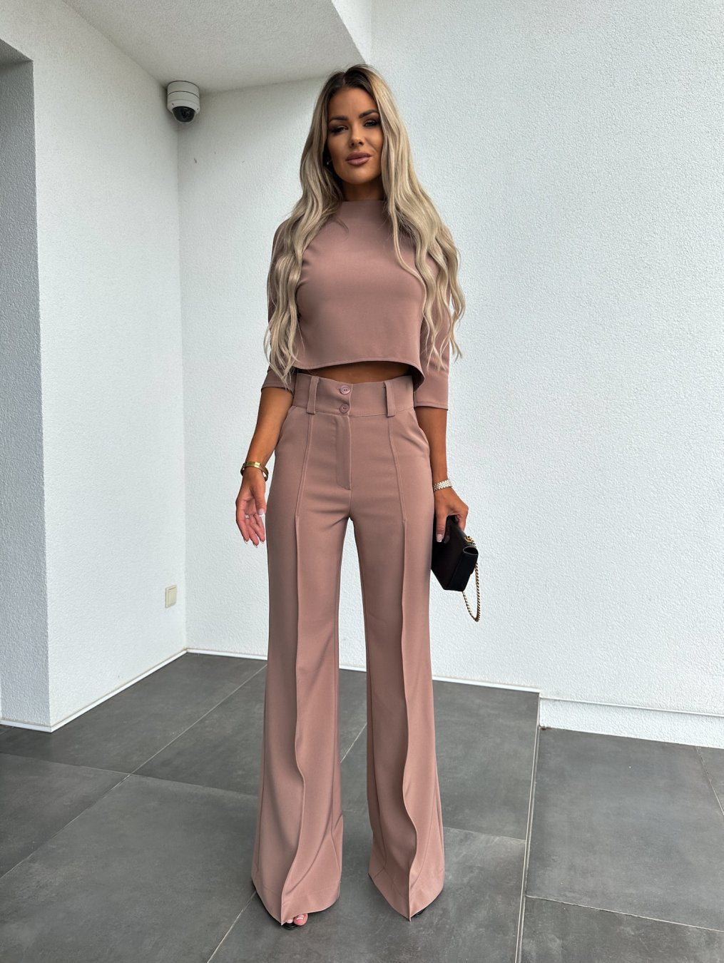 Women's Elegant Two-Piece Lounge Set | Belluvyn