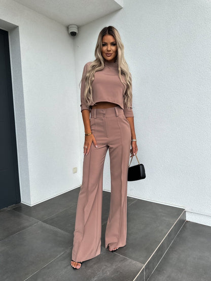 Women's Elegant Two-Piece Lounge Set | Belluvyn