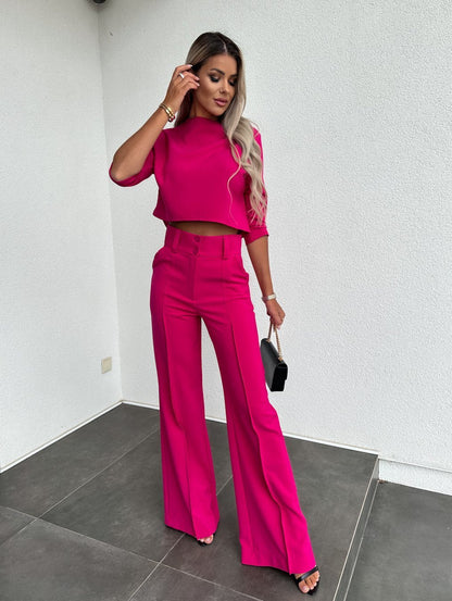 Women's Elegant Two-Piece Lounge Set | Belluvyn
