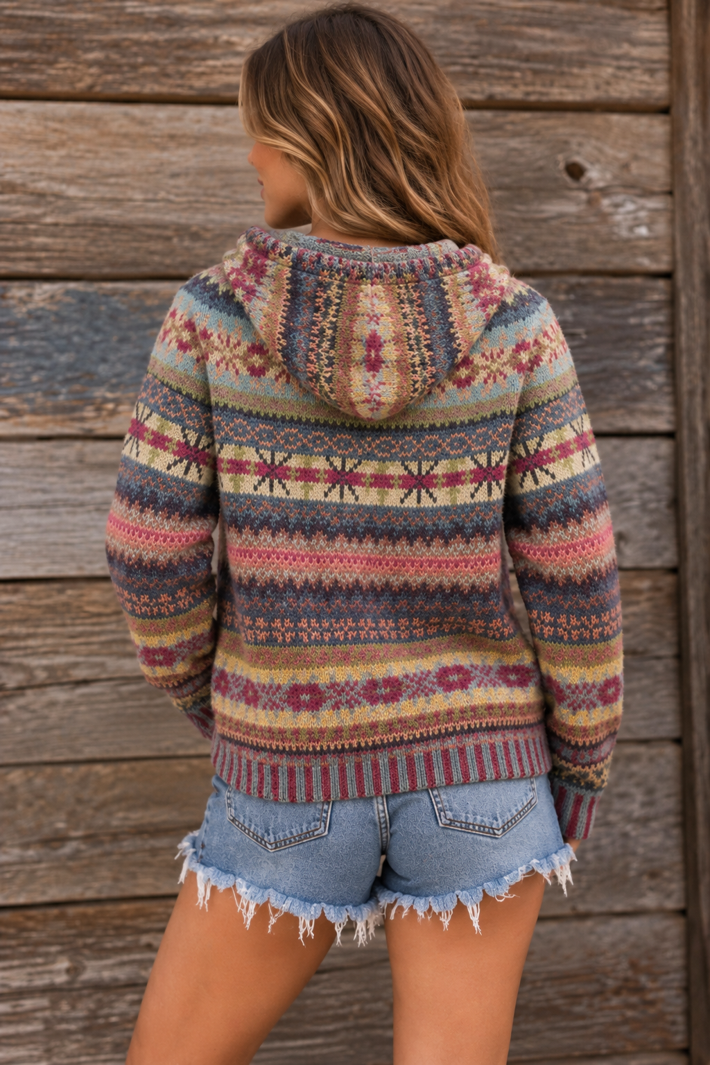 Women's Ethnic Retro Hoodie | Belluvyn