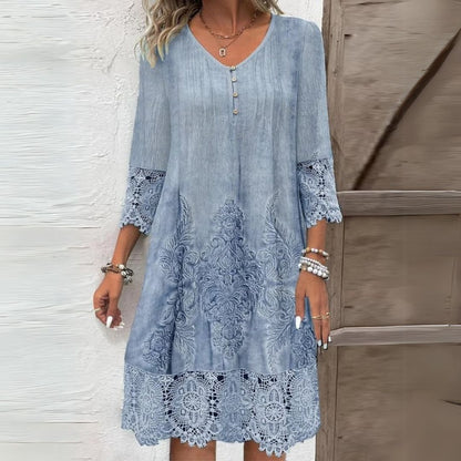 Women's Floral Midi Dress | Belluvyn