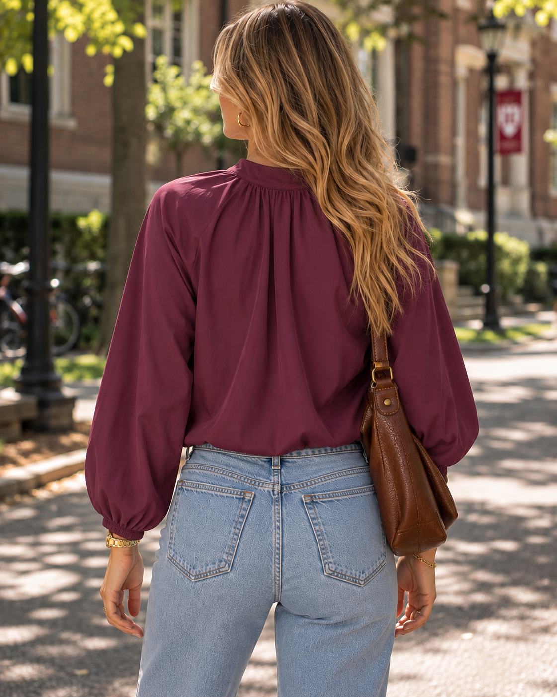 Women's Turtleneck Raglan Sleeve Tee | Belluvyn