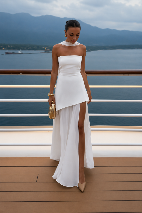 Women's High-Slit Maxi Dress | Belluvyn