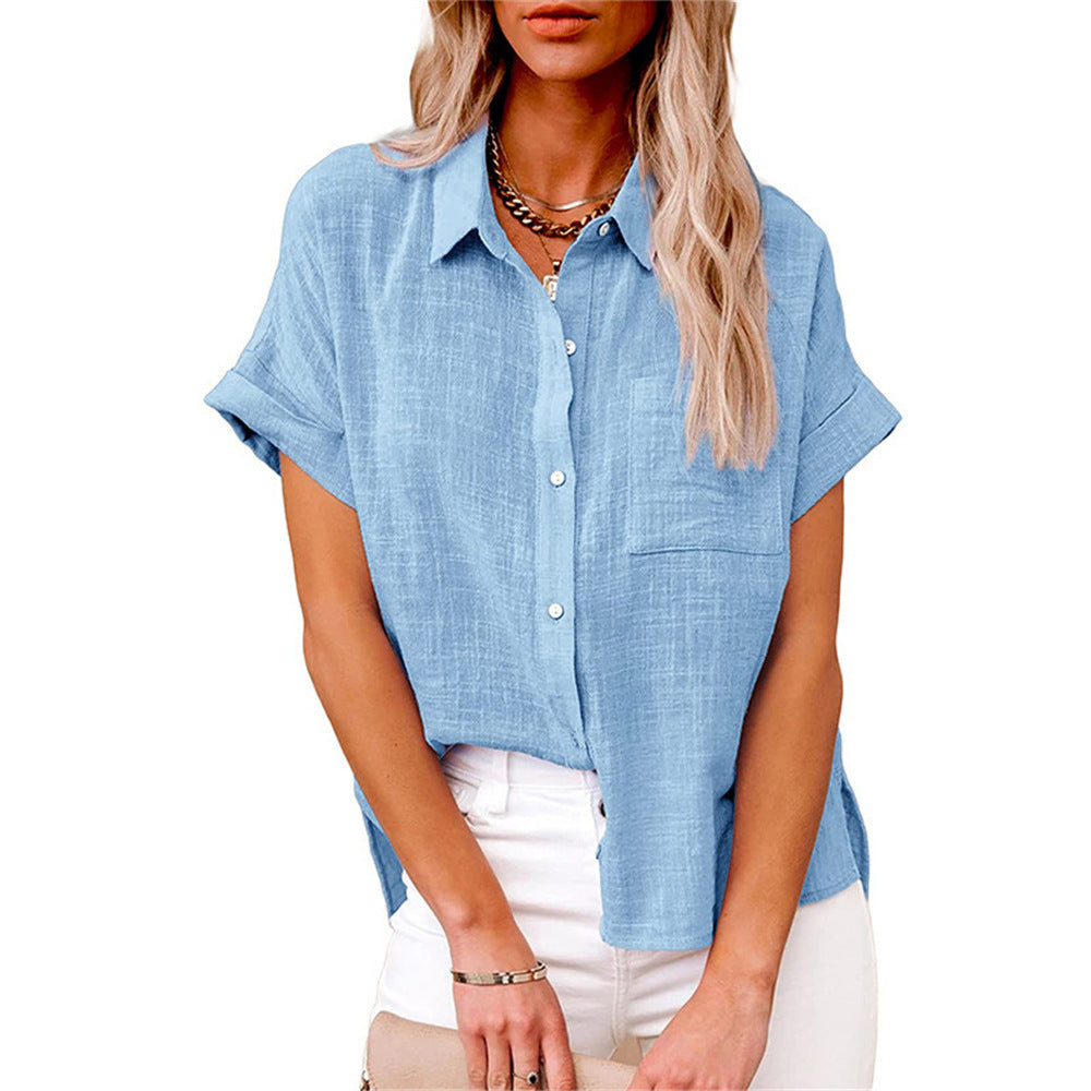 Women's Lightweight Shirt with Front Pocket | Belluvyn