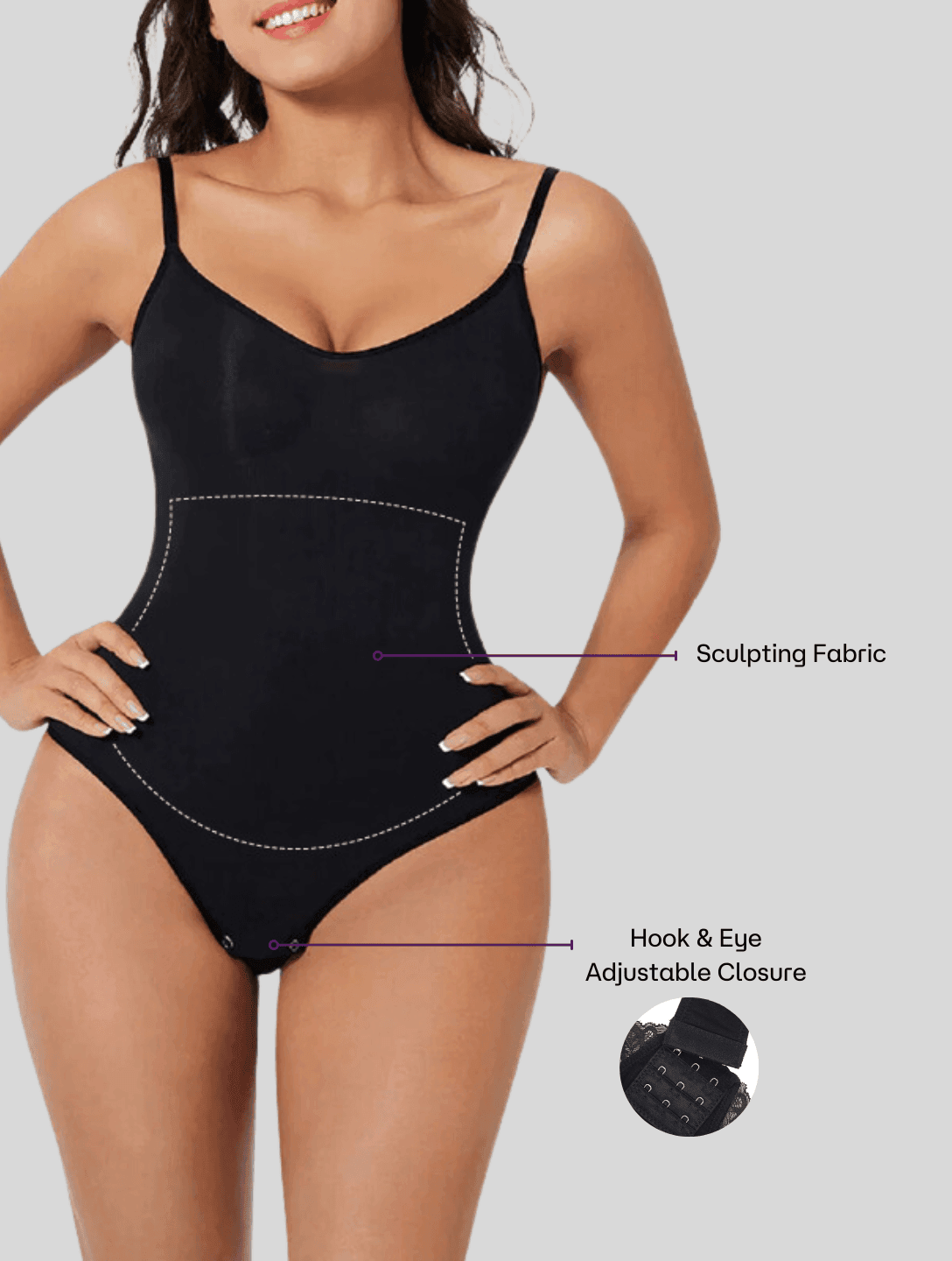 Women's Sculpting Shapewear Bodysuit | Belluvyn