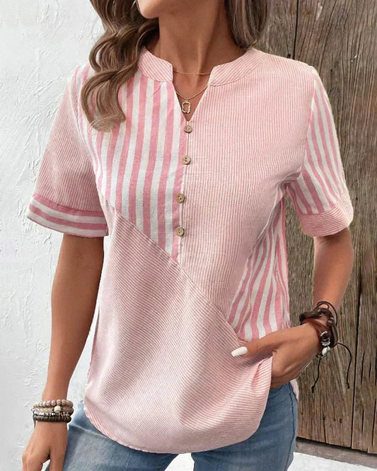 Women's Soft Striped Blouse | Belluvyn