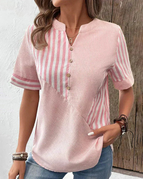 Women's Soft Striped Blouse | Belluvyn