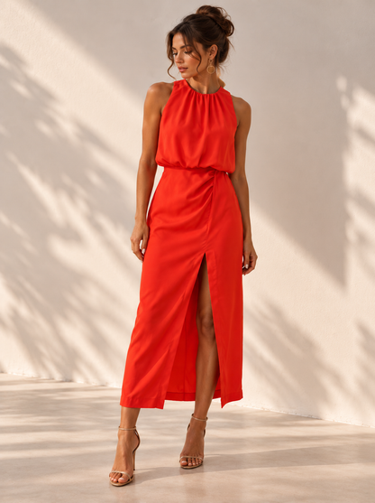 Women's Summer Midi Dress | Belluvyn