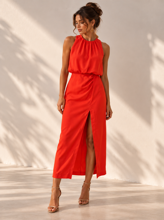 Women's Summer Midi Dress | Belluvyn