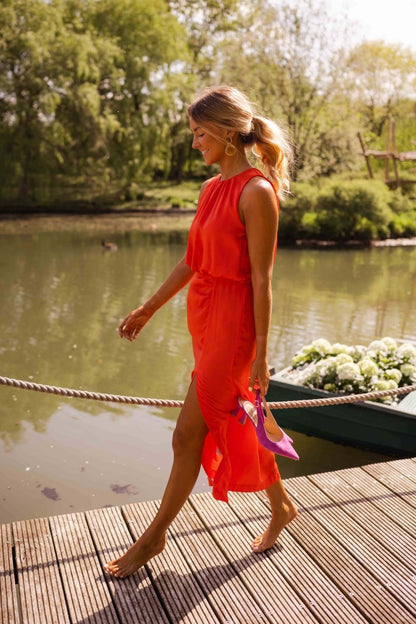 Women's Summer Midi Dress | Belluvyn