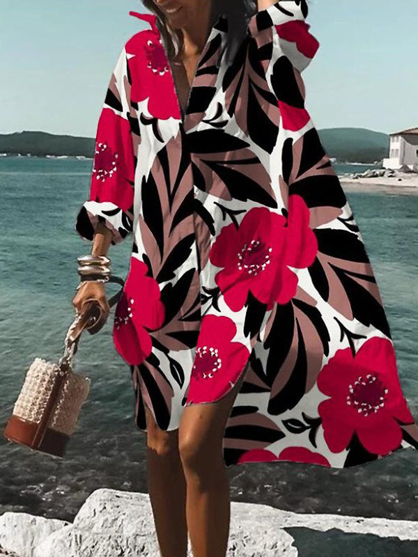 Women's Summer Midi Shirt Dress | Belluvyn