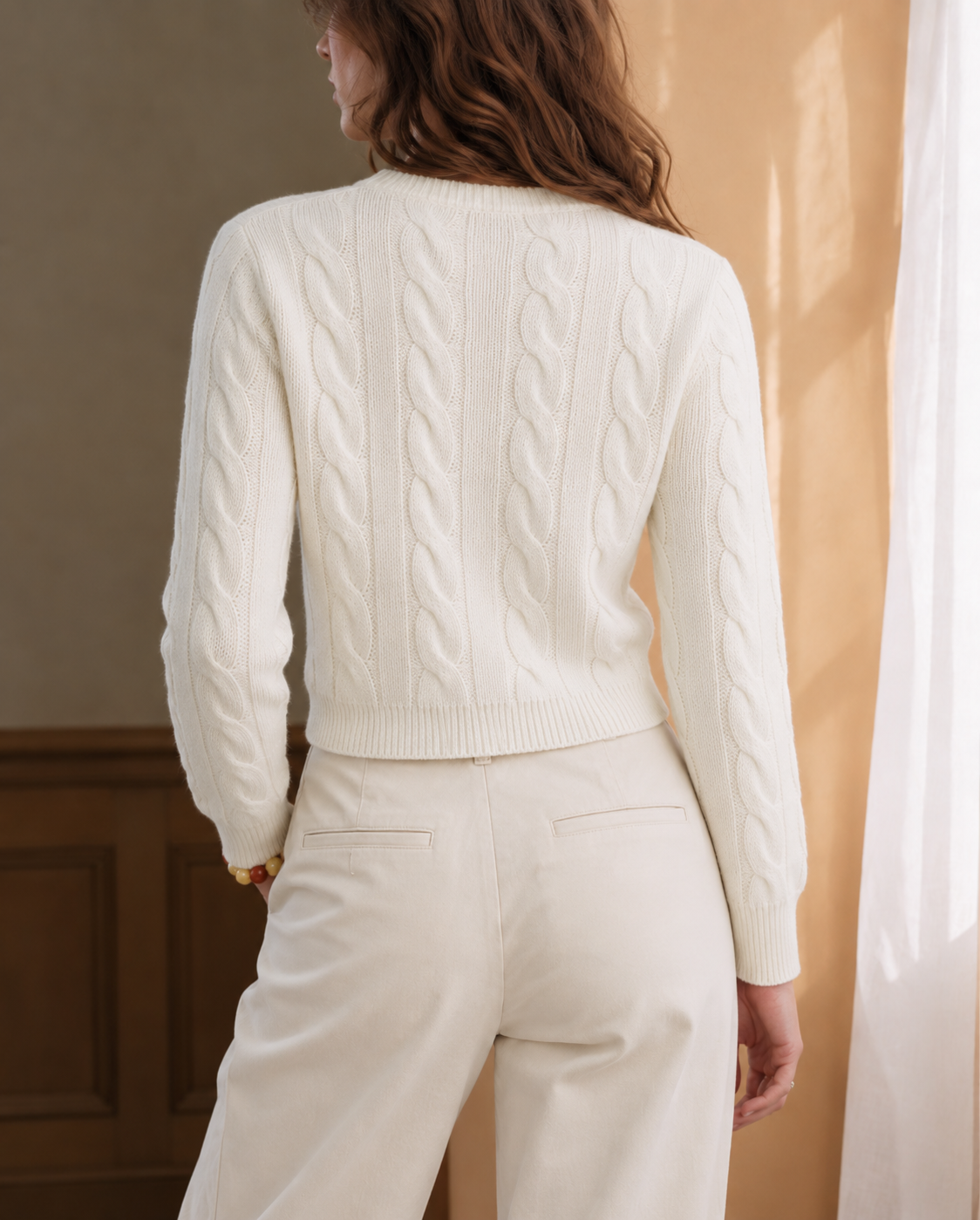 Women's Textured Button Knit Cardigan | Belluvyn