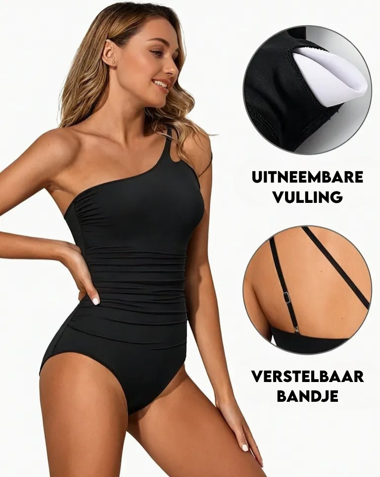 Women's Tummy Control Flattering One-Piece Swimsuit | Belluvyn