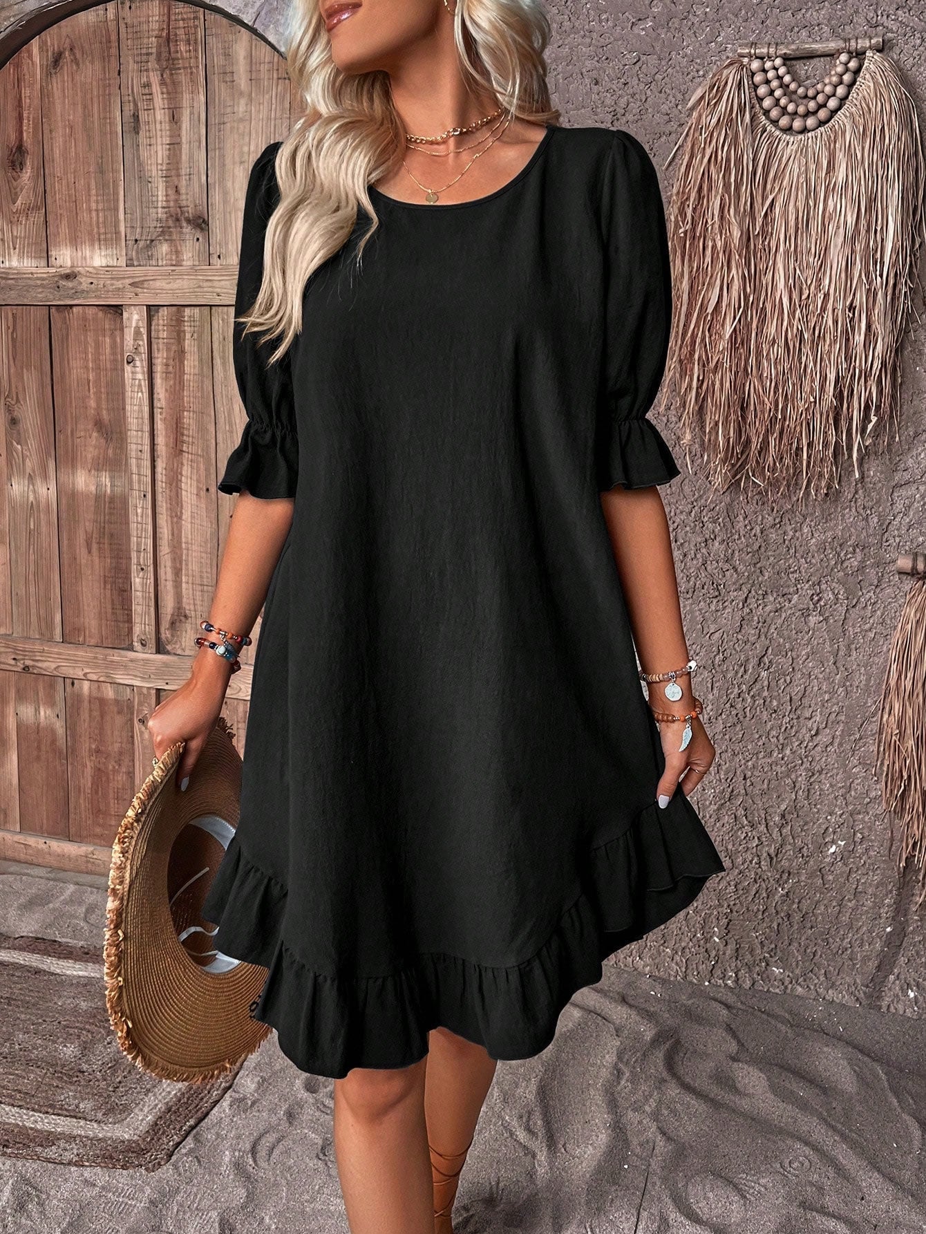 Women's Tummy Covering Summer Dress | Belluvyn