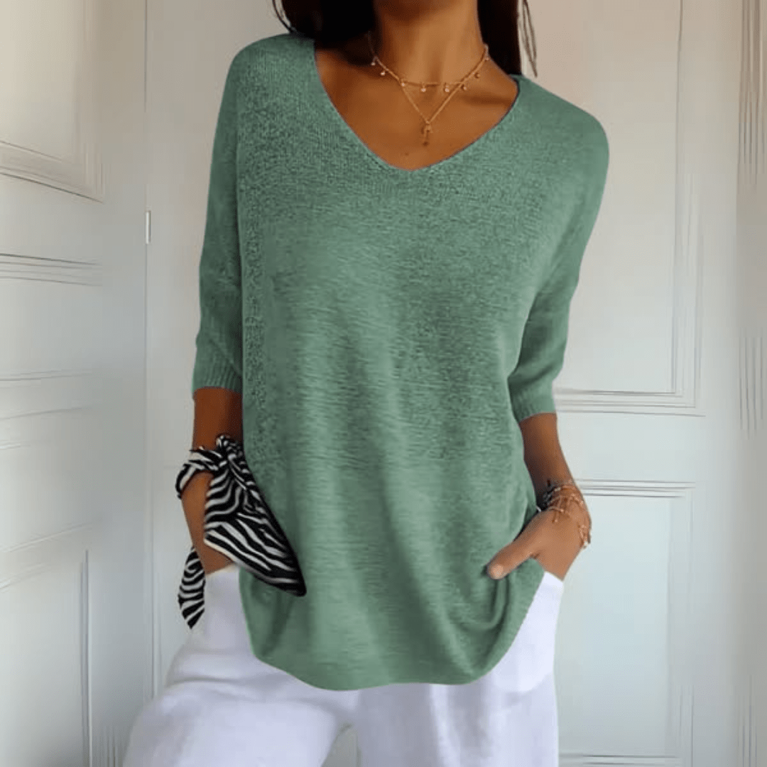 Women's Casual Sweetheart Neck T-Shirt | Belluvyn