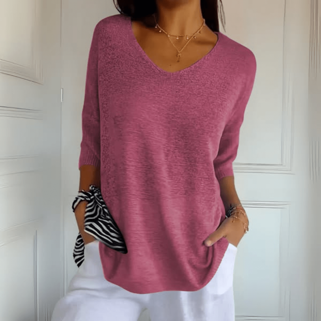 Women's Casual Sweetheart Neck T-Shirt | Belluvyn