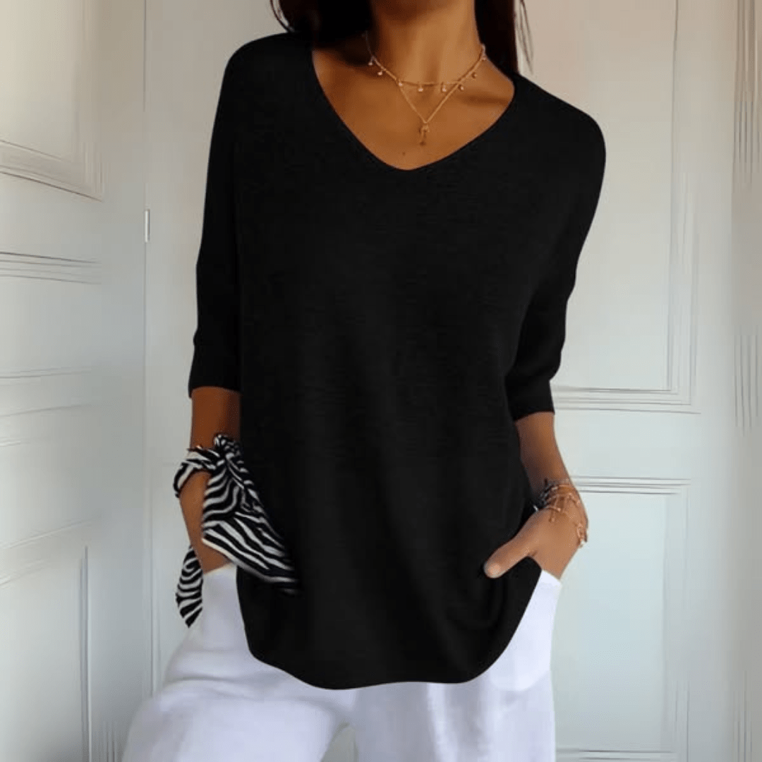 Women's Casual Sweetheart Neck T-Shirt | Belluvyn
