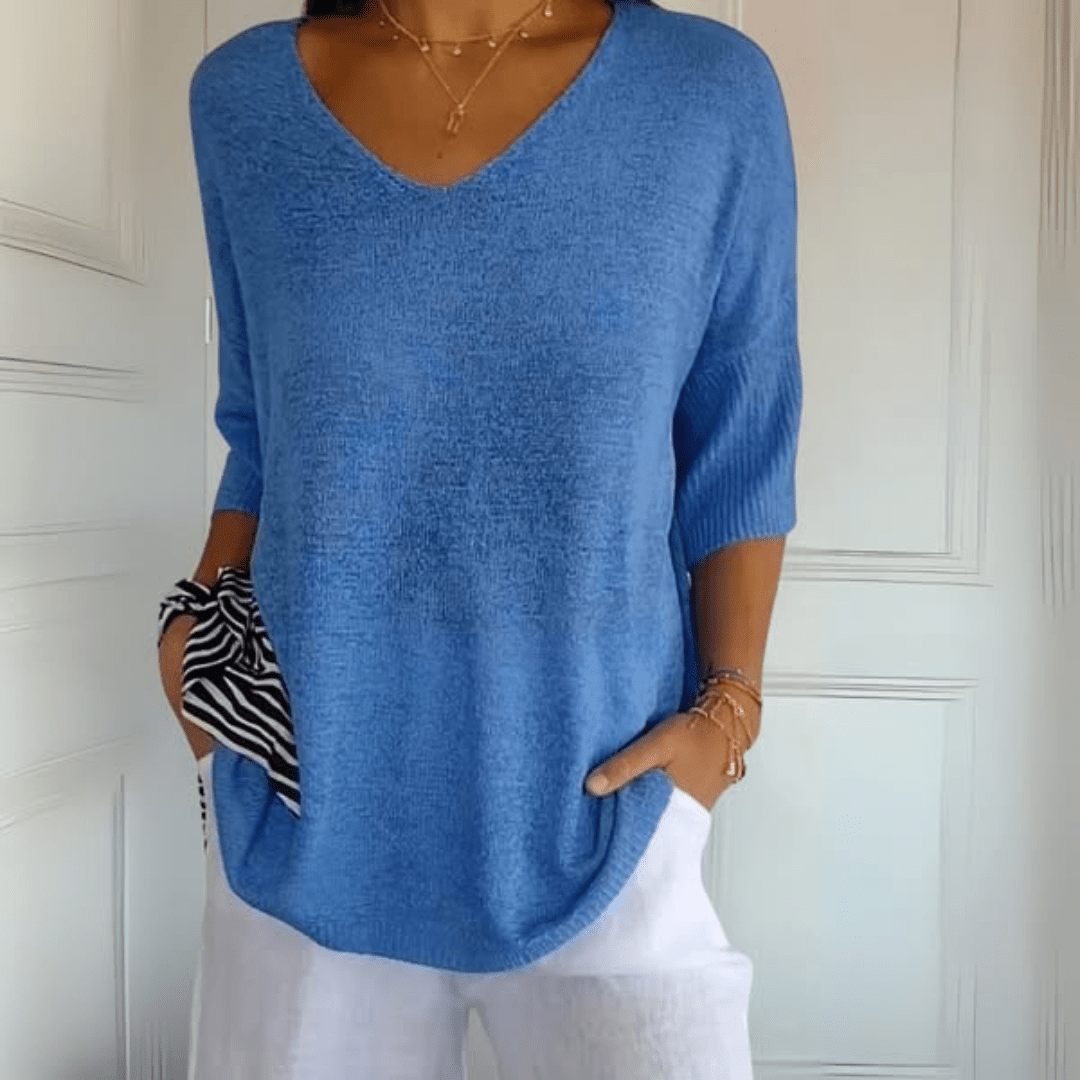 Women's Casual Sweetheart Neck T-Shirt | Belluvyn