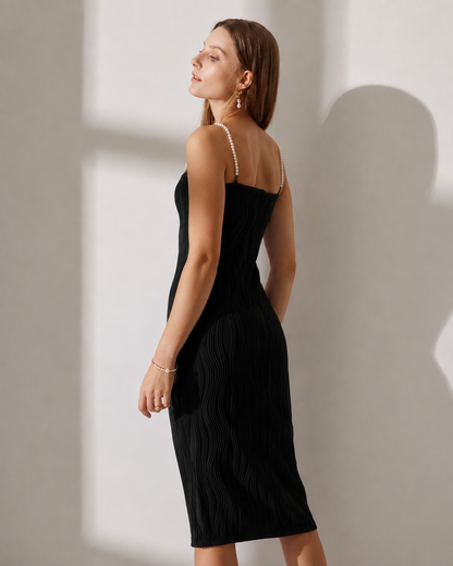 Women's Water Ripple Textured Wedding Dress | Belluvyn