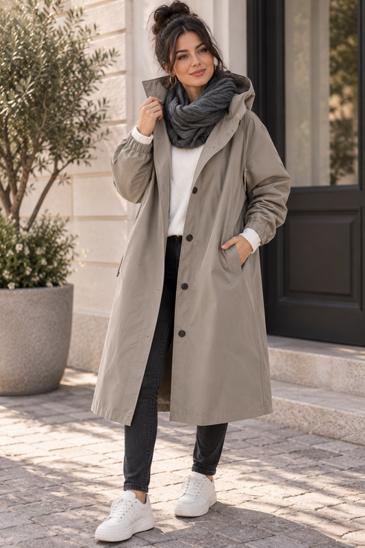 Women's Waterproof Trench Coat | Belluvyn