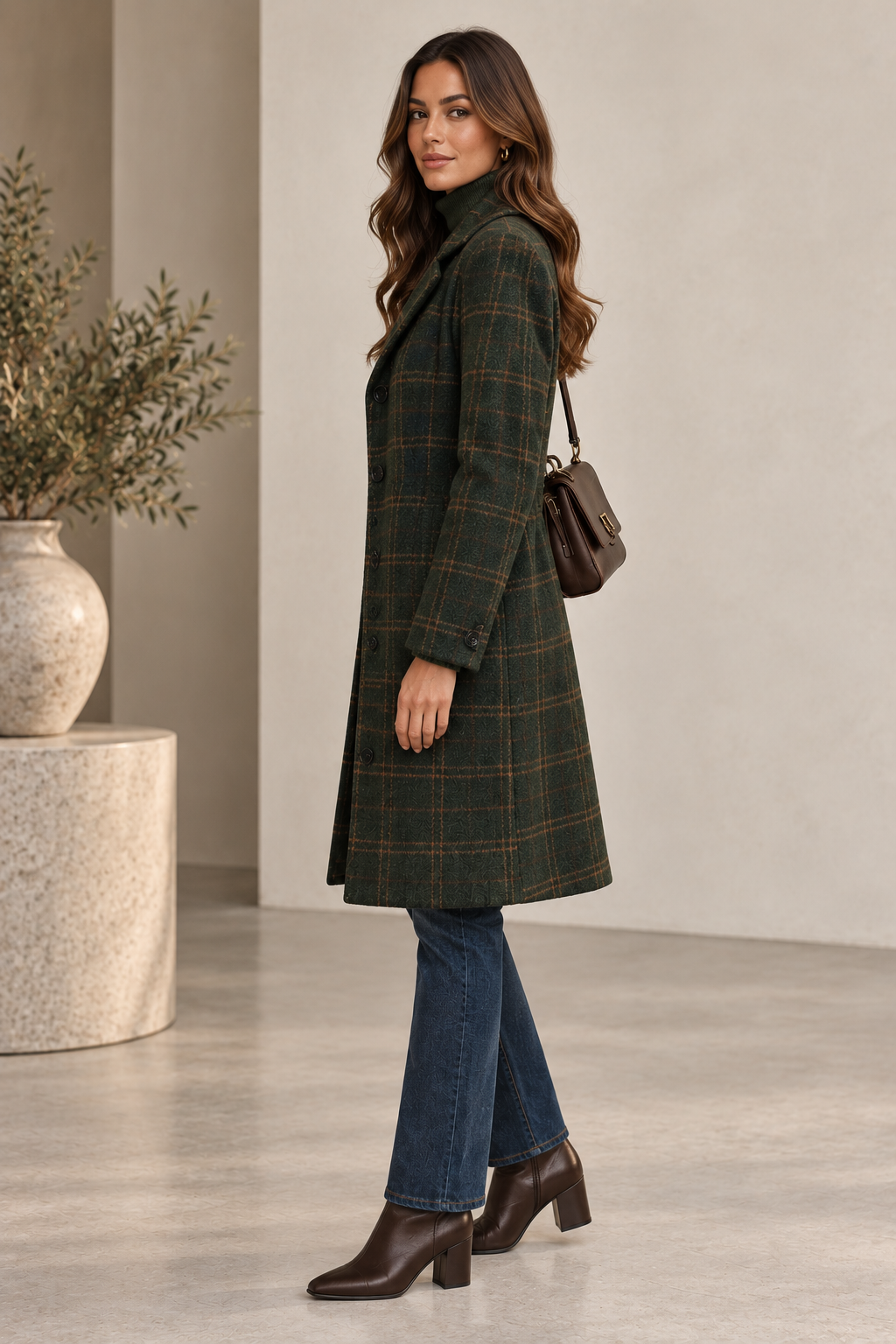 Women's Wool-Blend Overcoat | Belluvyn