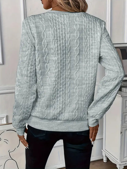 Women's Zip-Up Knit Sweater | Belluvyn