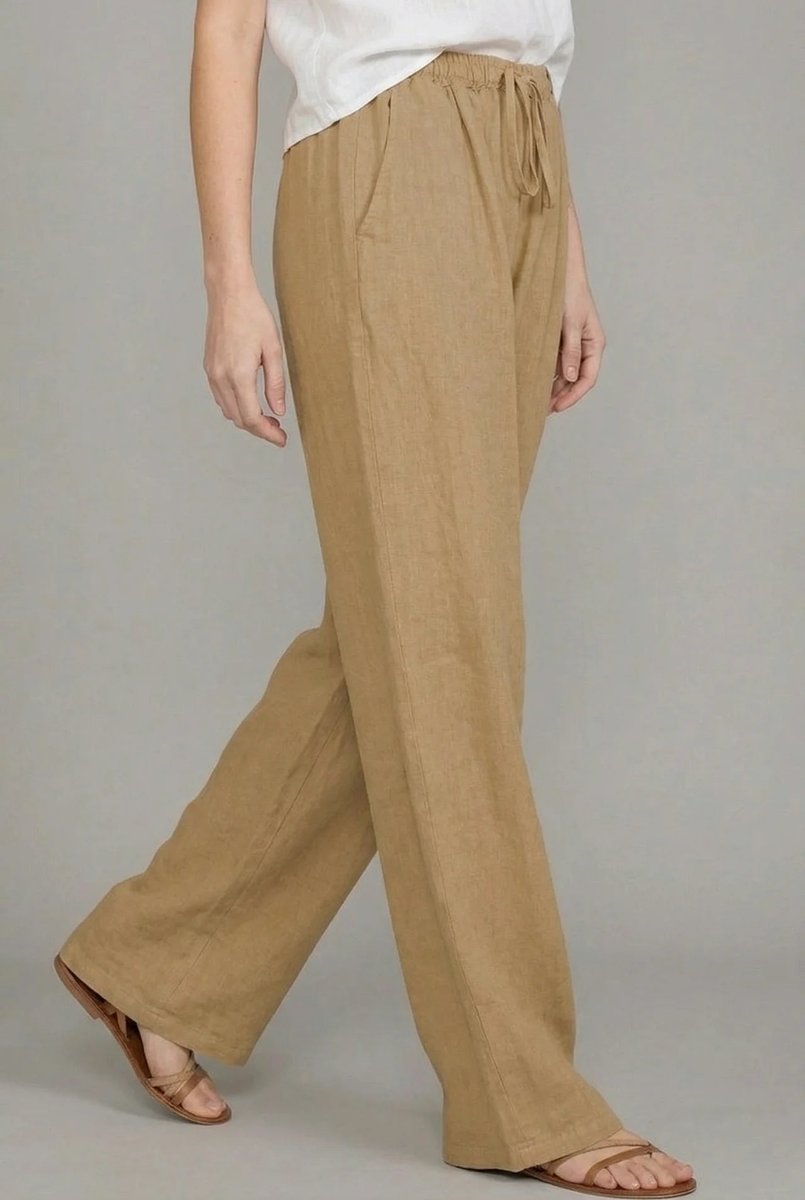 Women's Wide Leg Drawstring Pants | Belluvyn