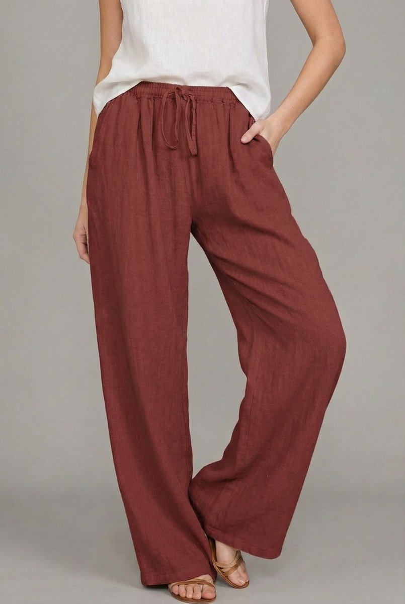 Women's Wide Leg Drawstring Pants | Belluvyn