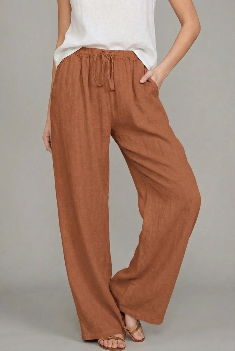 Women's Wide Leg Drawstring Pants | Belluvyn