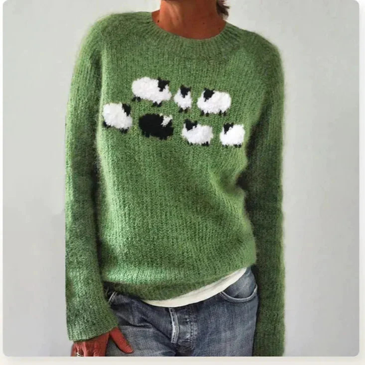 Women's Elegant Knit Sweater | Belluvyn