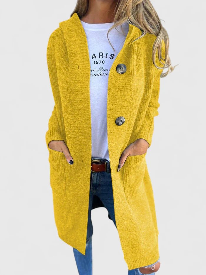 Women's Longline Hooded Cardigan | Belluvyn