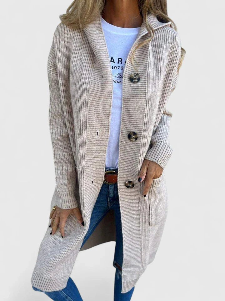 Women's Longline Hooded Cardigan | Belluvyn