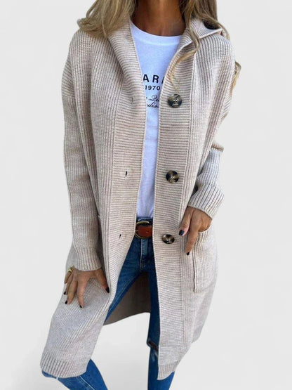 Women's Longline Hooded Cardigan | Belluvyn