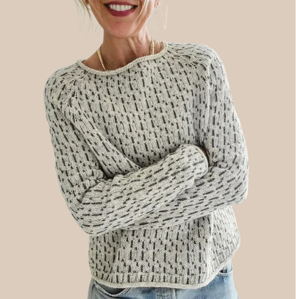 Women's Cozy Textured Knit Sweater | Belluvyn