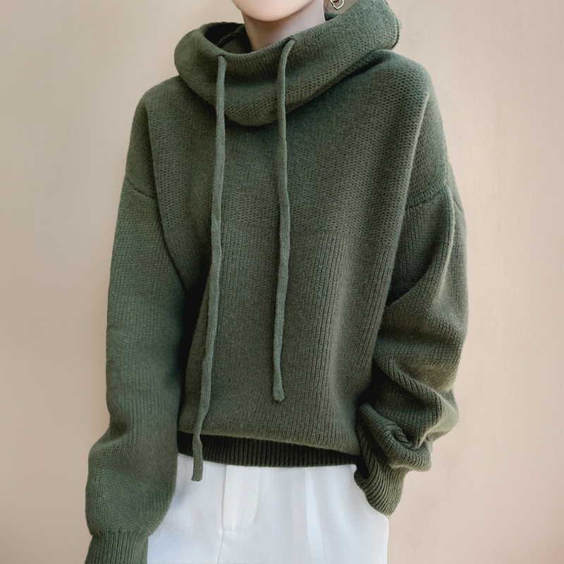 Women's Cozy Knit Hoodie | Belluvyn