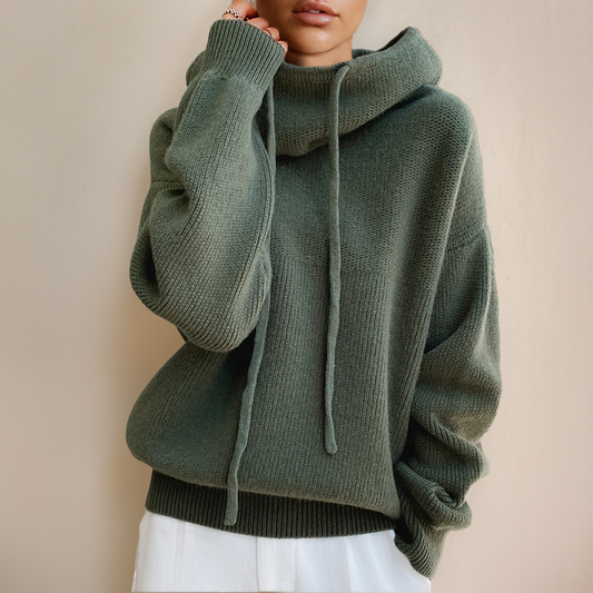 Women's Cozy Knit Hoodie | Belluvyn