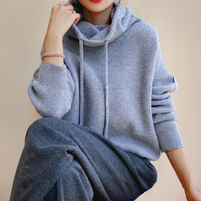 Women's Cozy Knit Hoodie | Belluvyn