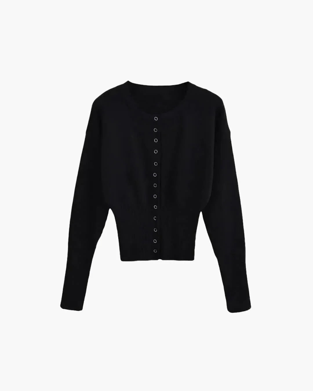 Women's Cropped Ribbed Cardigan | Belluvyn