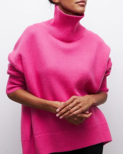 Women’s Oversized Turtleneck Sweater | Belluvyn
